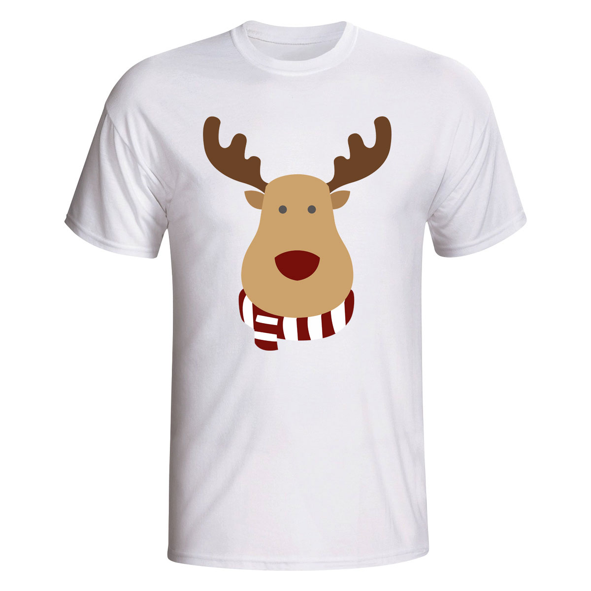 St Pauli Rudolph Supporters T-Shirt (White) Polyester Made By: Gildan Men's White Small