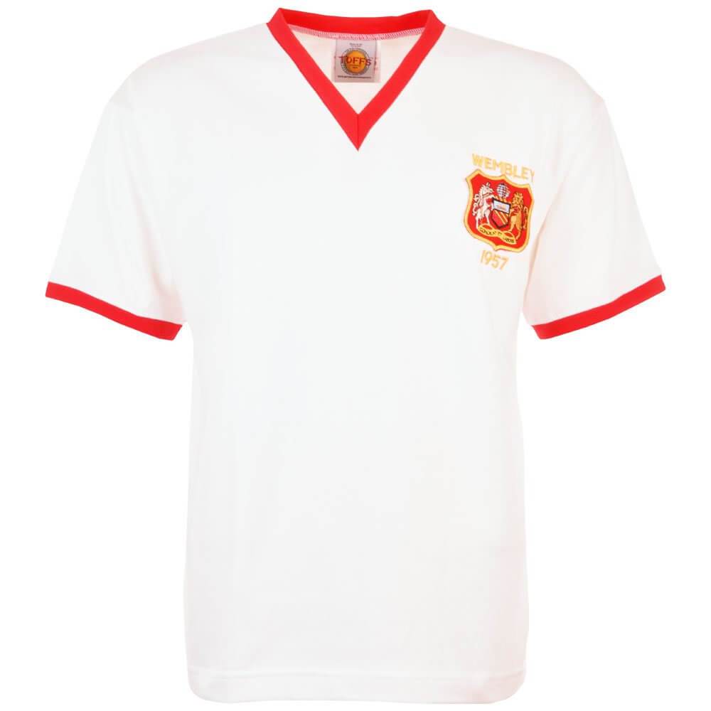Click to view product details and reviews for Manchester United 1957 Fa Cup Final Retro Football Shirt.