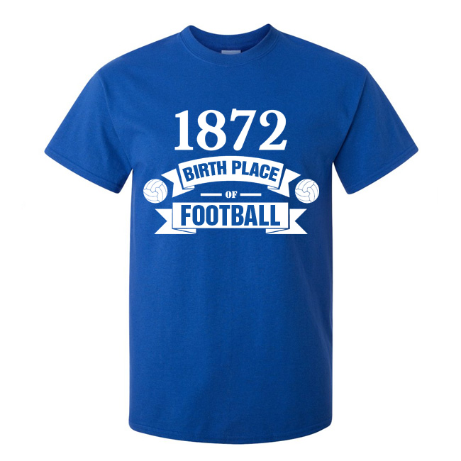 Click to view product details and reviews for Rangers Birth Of Football T Shirt Blue. Click to view product details and reviews for Rangers Birth Of Football T Shirt Blue.