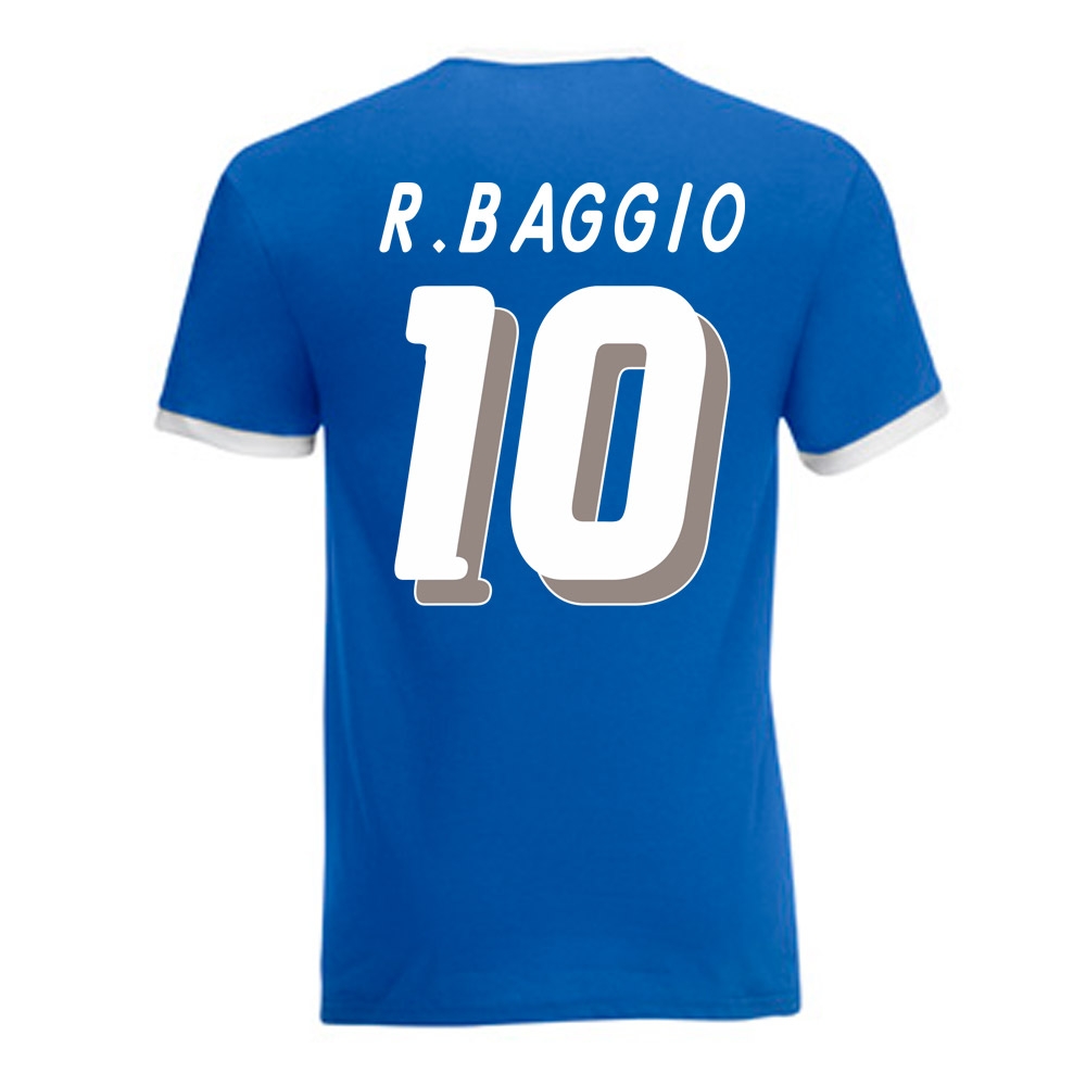 Click to view product details and reviews for Roberto Baggio Italy Ringer Tee Blue. Click to view product details and reviews for Roberto Baggio Italy Ringer Tee Blue.
