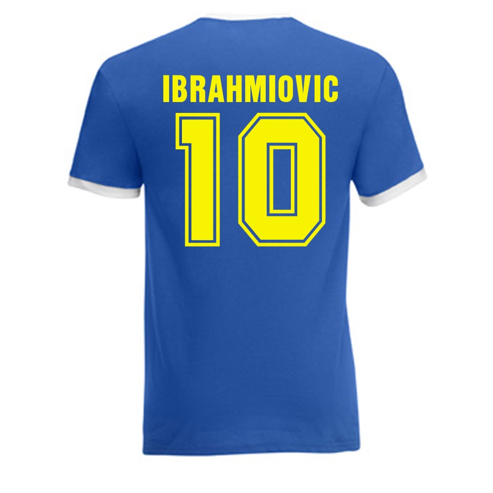 Click to view product details and reviews for Zlatan Ibrahimovic Sweden Ringer Tee Blue. Click to view product details and reviews for Zlatan Ibrahimovic Sweden Ringer Tee Blue.