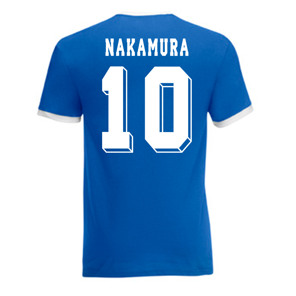 Click to view product details and reviews for Shinsuke Nakamura Japan Ringer Tee Blue. Click to view product details and reviews for Shinsuke Nakamura Japan Ringer Tee Blue.