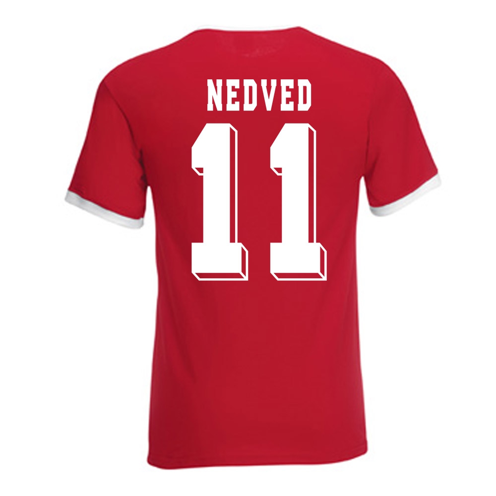 Click to view product details and reviews for Pavel Nedved Czech Republic Ringer Tee Red.