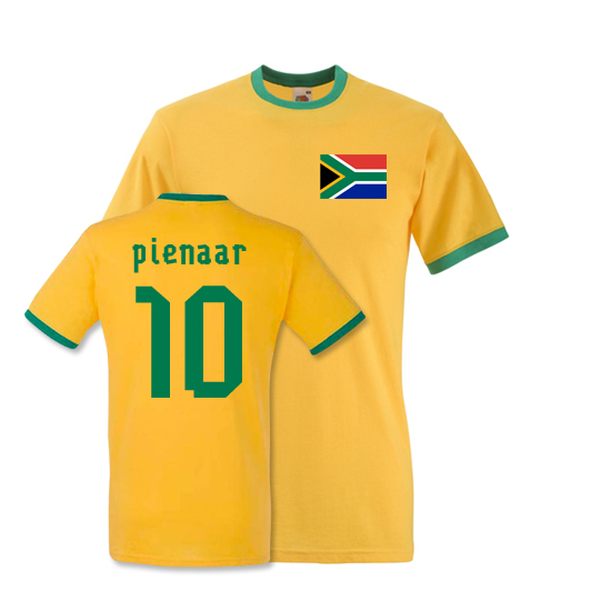 Click to view product details and reviews for Steven Pienaar South Africa Ringer Tee Yellow.