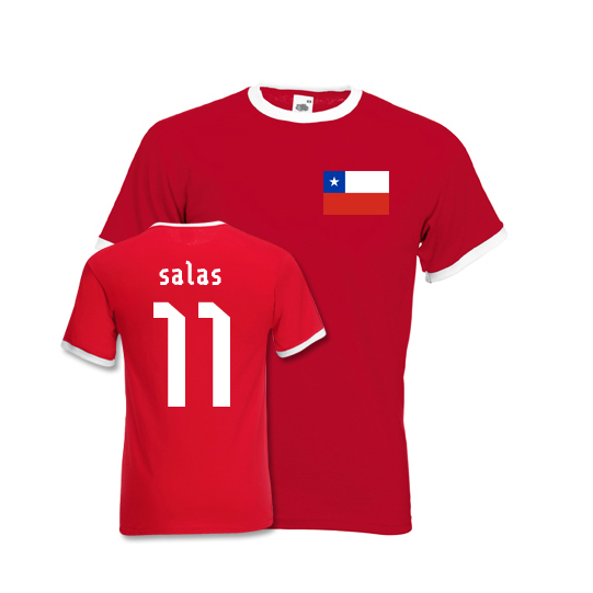 Click to view product details and reviews for Marcelo Salas Chile Ringer Tee Red. Click to view product details and reviews for Marcelo Salas Chile Ringer Tee Red.