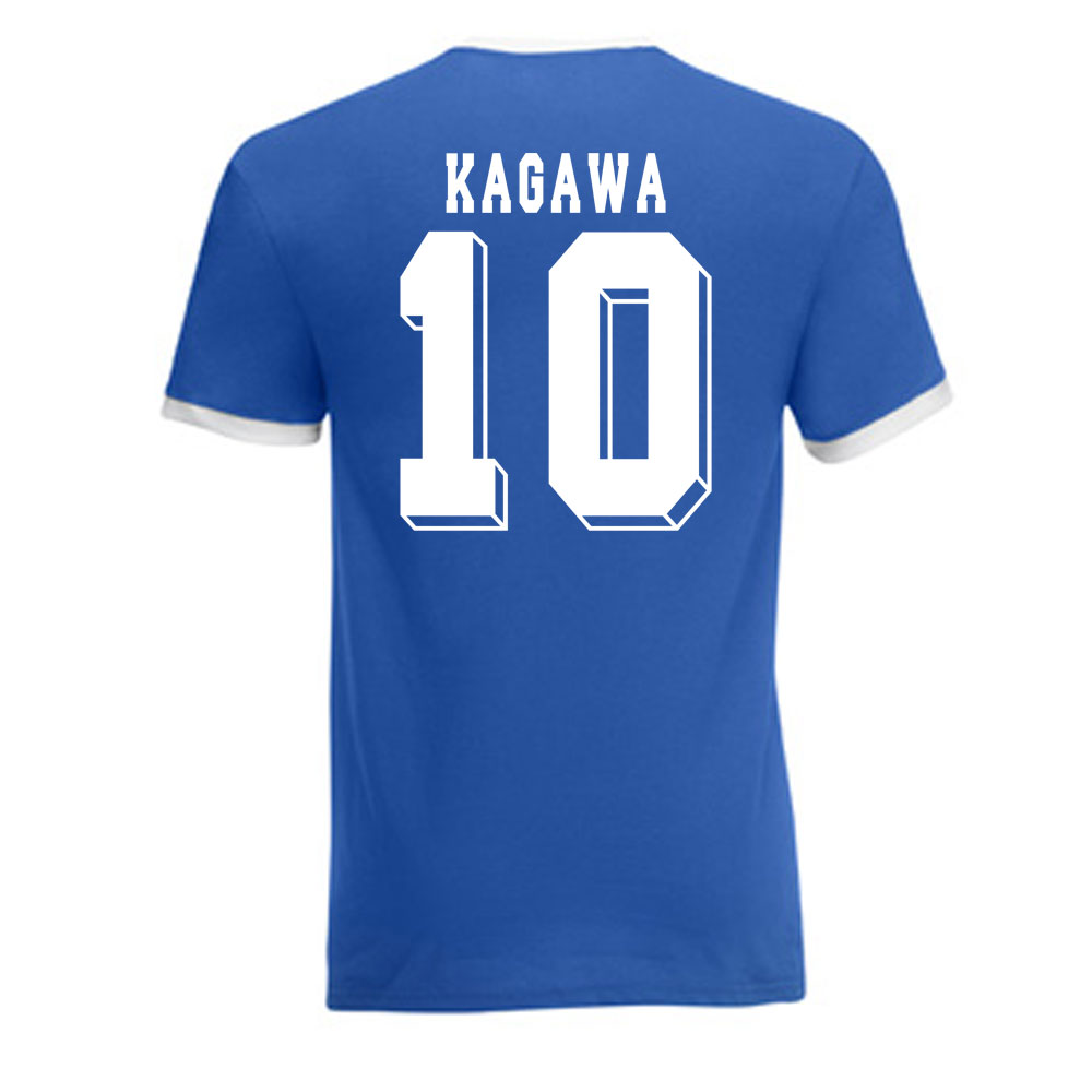 Click to view product details and reviews for Shinji Kagawa Japan Ringer Tee Blue. Click to view product details and reviews for Shinji Kagawa Japan Ringer Tee Blue.