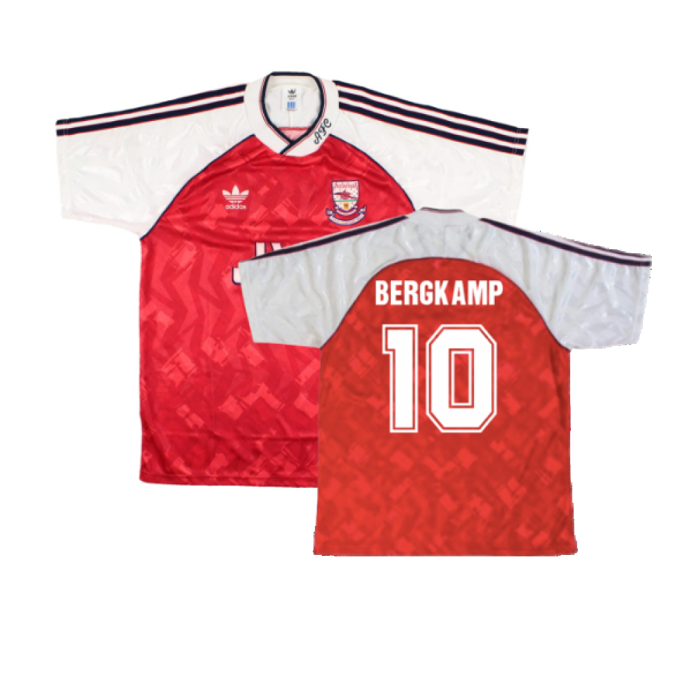 '90-'92 Arsenal Home Shirt (League Champions Badge Detail) (L) (Excellent) (Dixon 2) Polyester Made By: Adidas Men's Red Large