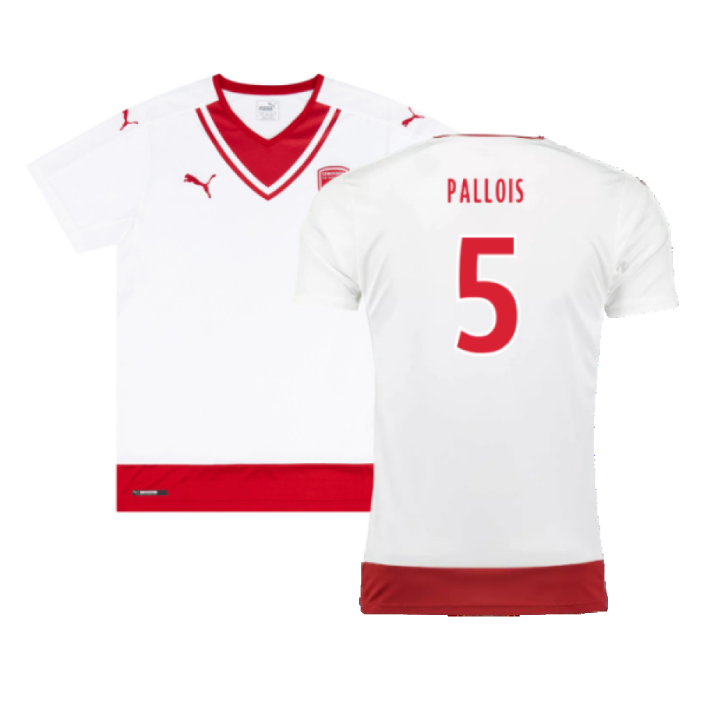'16-'17 Bordeaux Away Shirt (Very Good) (Pallois 5) Polyester Made By: Puma Men's White Small