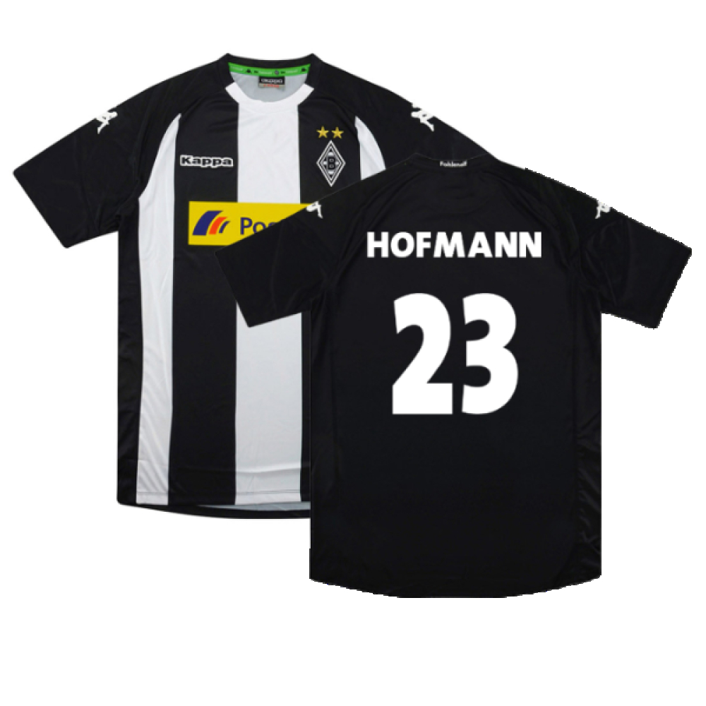 '17-'18 Borussia Monchengladbach Third Shirt (M) (Mint) (Hofmann 23) Polyester Made By: Kappa Men's Black Medium