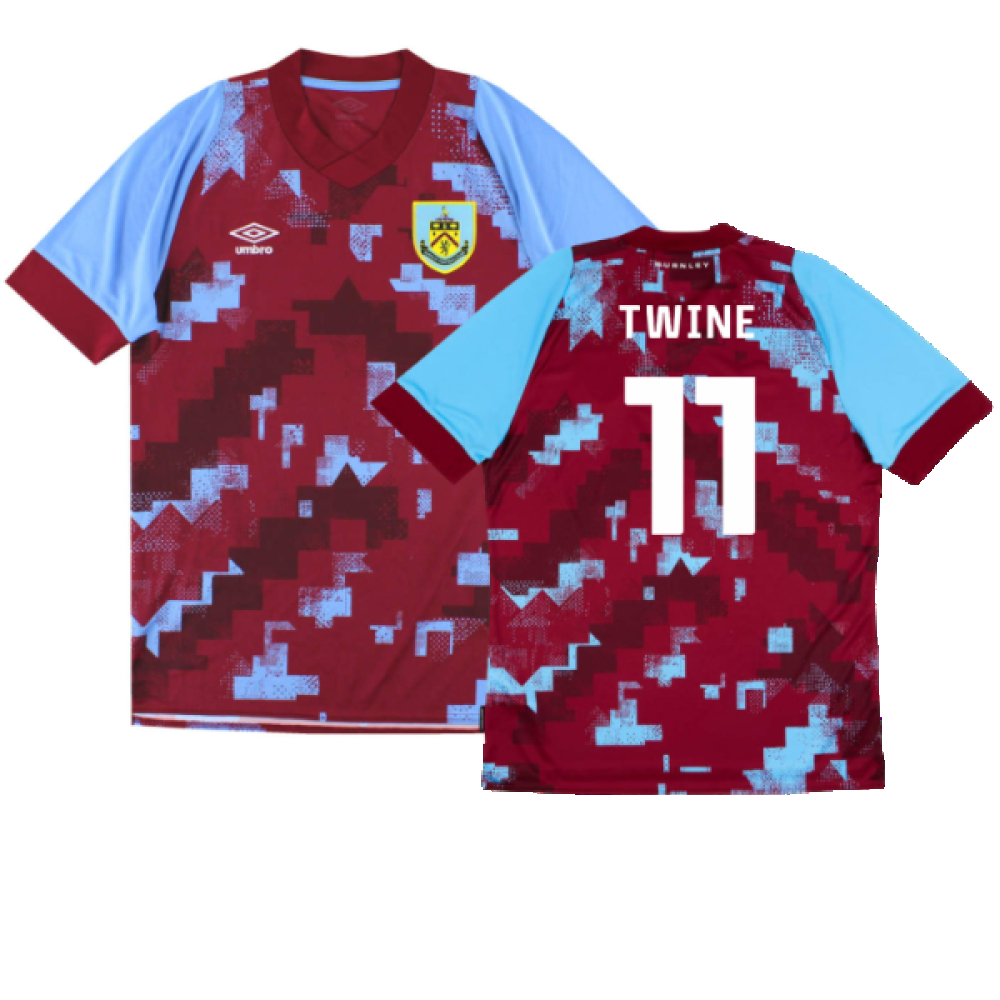 '22-'23 Burnley Home Shirt ) (Bnwt) (Twine 11) Polyester Made By: Umbro Men's Claret Extra Large