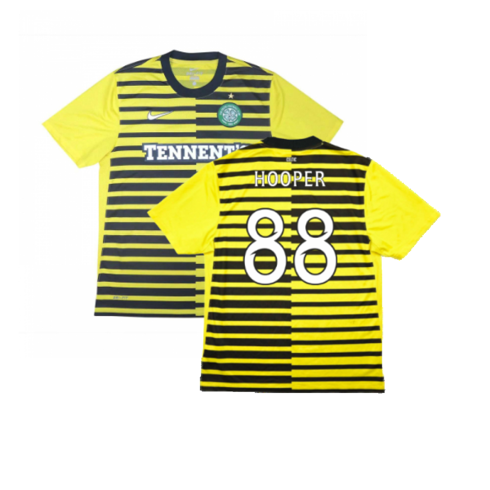 '11-'12 Celtic Third Shirt (Excellent) (Hooper 88) Polyester Made By: Nike Men's Black Extra Large
