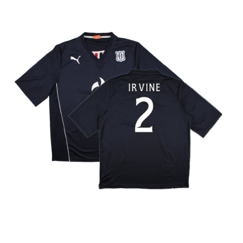 '13-'14 Dundee Home Shirt ) (Excellent) (Irvine 2) Polyester Made By: Puma Men's Navy Extra Large