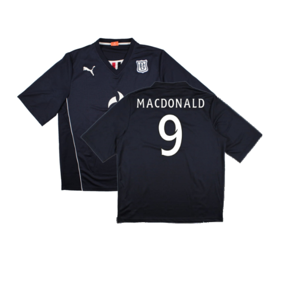 '13-'14 Dundee Home Shirt ) (Excellent) (Macdonald 9) Polyester Made By: Puma Men's Navy Extra Large