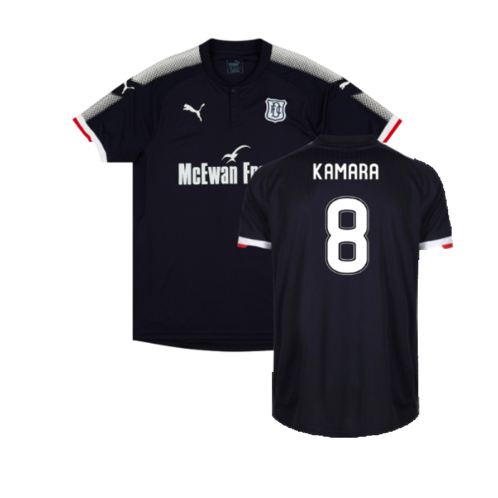 '17-'18 Dundee Home Shirt (M) (Excellent) (Kamara 8) Polyester Made By: Puma Men's Navy Medium