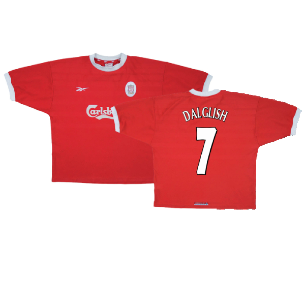 '98-'00 Liverpool Home Shirt (M) (Very Good) (Dalglish 7) Polyester Made By: Reebok Men's Red Medium