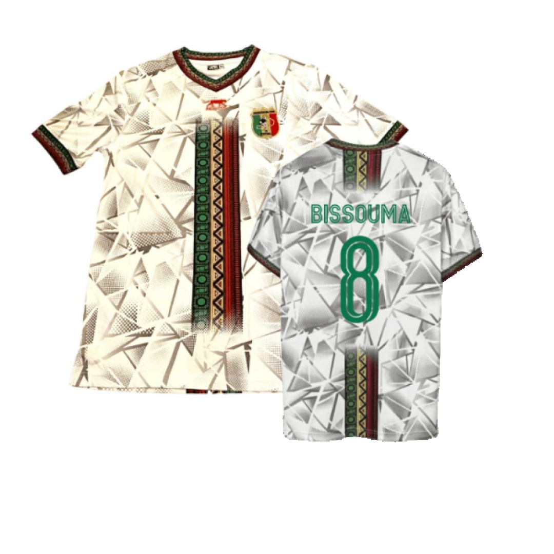'23-'24 Mali Fourth Shirt ) (Bnwt) (Bissouma 8) Polyester Made By: Airness Men's White Extra Large