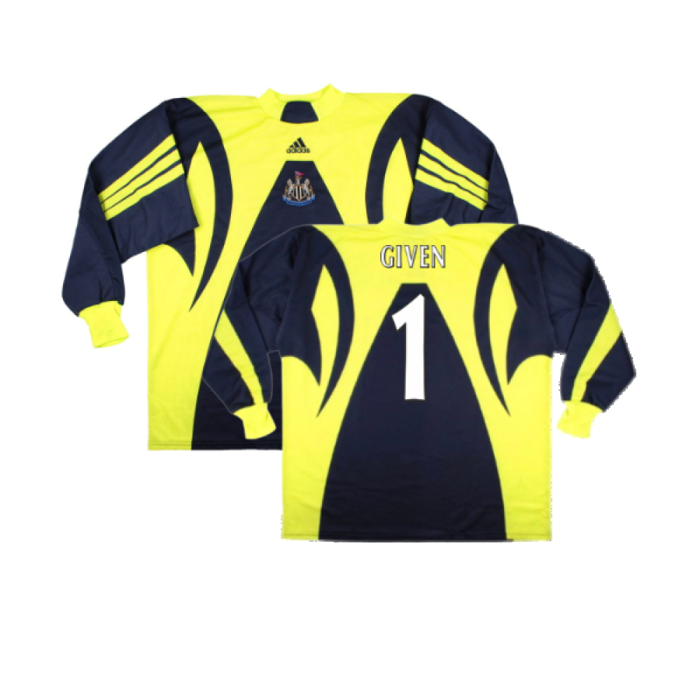 '98-'99 Newcastle United Goalkeeper Home Shirt ) (Sponsorless) (Excellent) (Given 1) Polyester Made By: Adidas Men's Black Xxl
