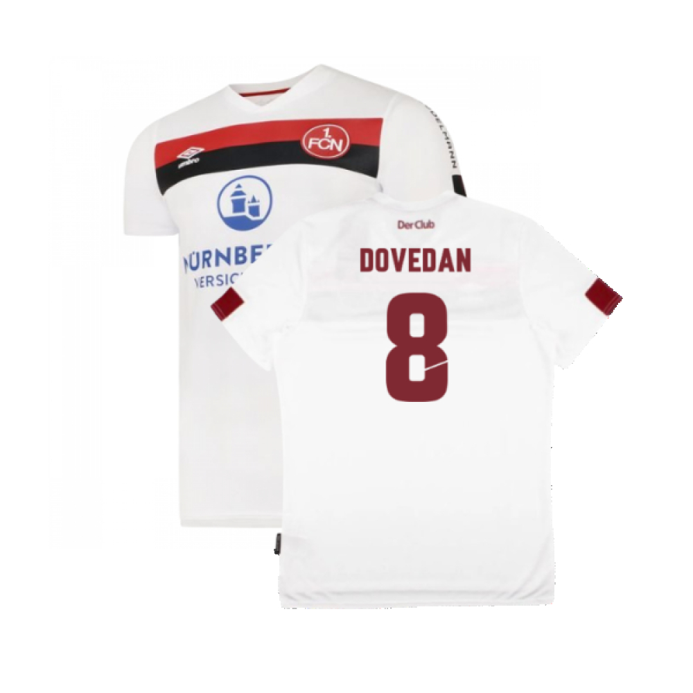 '19-'20 Nurnberg Away Shirt (S) (Mint) (Dovedan 8) Polyester Made By: Umbro Men's White Small