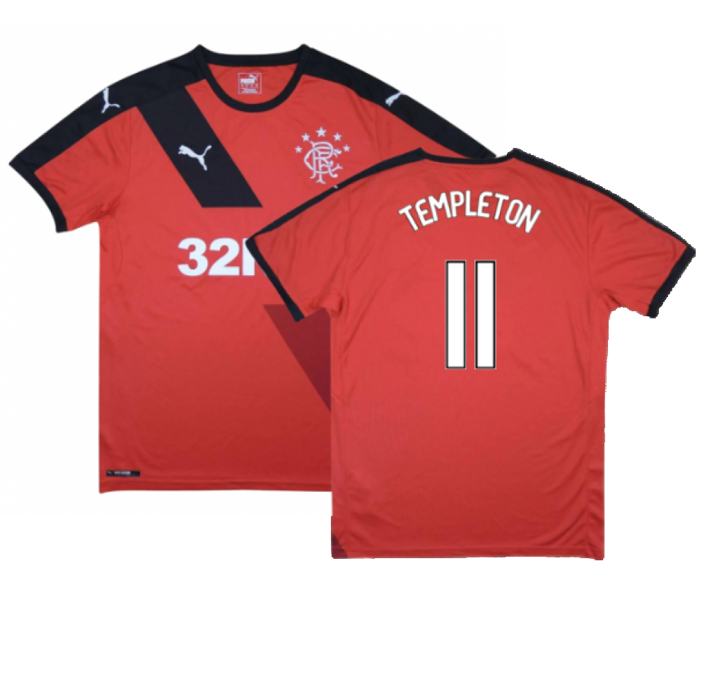 '15-'16 Rangers Away Shirt (S) (Mint) (Templeton 11) Polyester Made By: Puma Men's Red Small