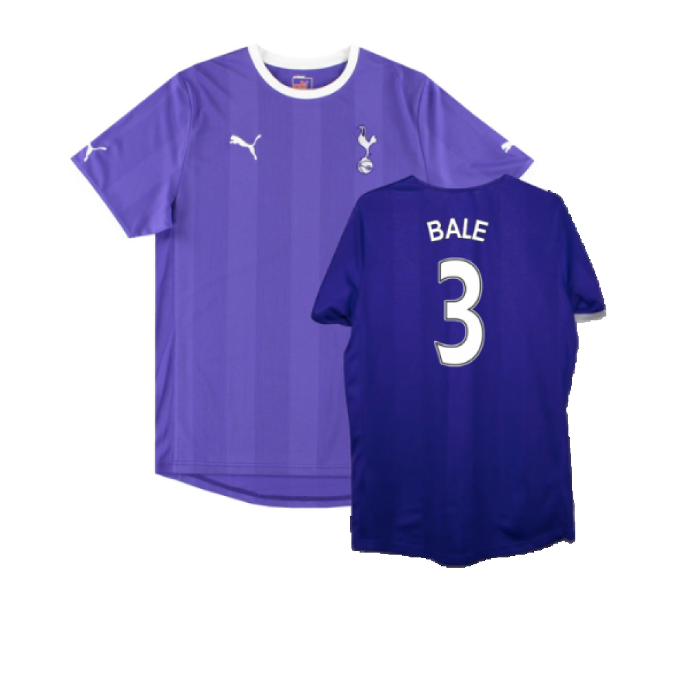 '11-'12 Tottenham Hotspur Sponsorless Away Shirt ) (Bnwt) (Bale 3) Polyester Made By: Puma Men's Purple Extra Large